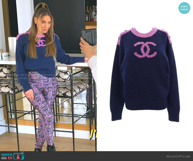 Chanel Cashmere Jumper worn by Dorit Kemsley on The Real Housewives of Beverly Hills