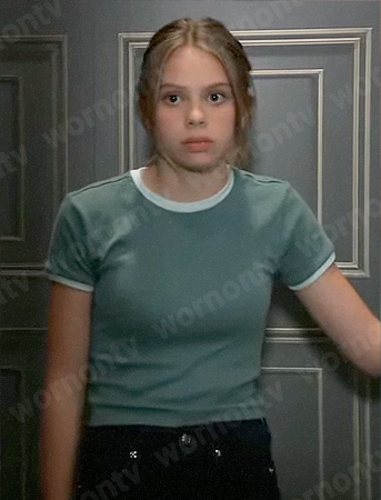 Charlotte’s green t-shirt on General Hospital