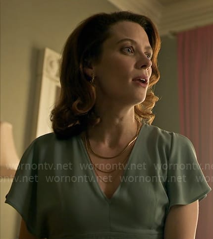 Charlotte’s green v-neck dress on Chucky