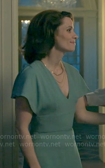 Charlotte’s green v-neck dress on Chucky