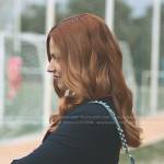 Chloe’s blue studded bag on Elite