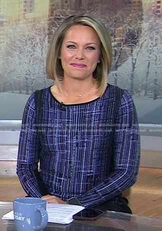 Dylan’s blue plaid top on Today