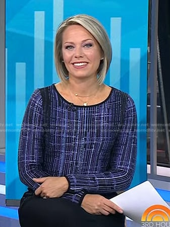 Dylan’s blue plaid top on Today
