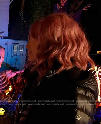 Emilie’s black down jacket on Today