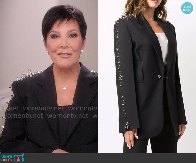 Givenchy Spike Studded Blazer worn by Kris Jenner (Kris Jenner) on The Kardashians