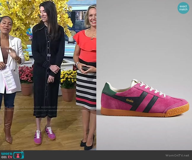 Gola Elan Sneakers in Medium Pink worn by Sally Holmes on Today