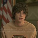 Grant’s camel embroidered sweatshirt on Chucky