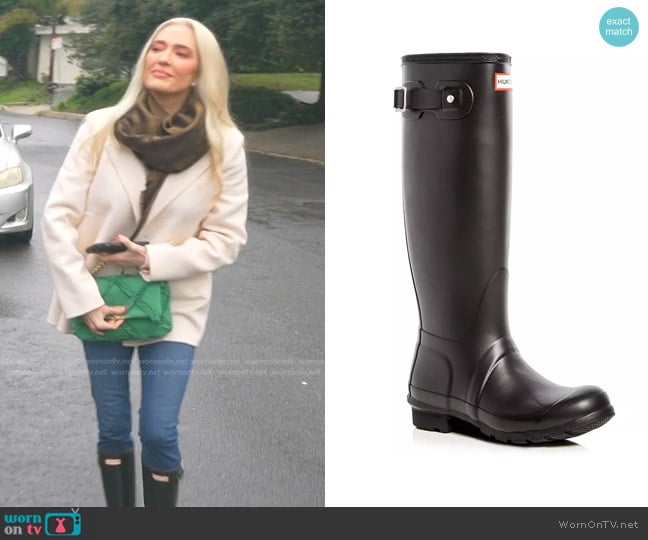 Hunter Original Tall Matte Boots worn by Erika Jayne on The Real Housewives of Beverly Hills
