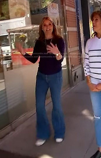 Jenna’s flare jeans on Today