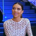 Jenna Johnson’s white printed sheer mini dress on Good Morning America