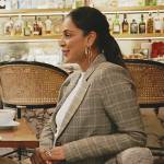 Jessel’s plaid belted blazer on The Real Housewives of New York City