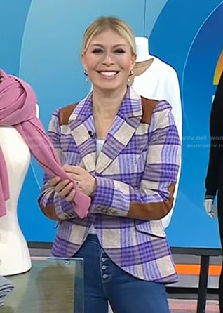 Jill’s purple plaid blazer on Today