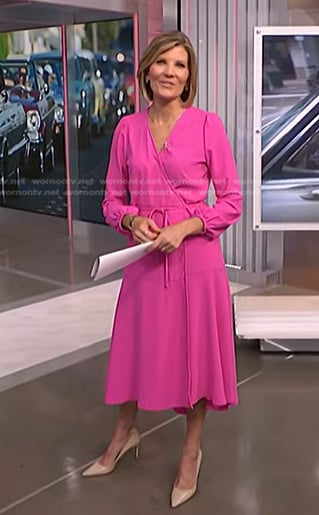Kate’s pink wrap dress on NBC News Daily