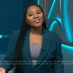 Kay’s teal green blazer on NBC News Daily
