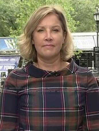 Kristen Dahlgren’s plaid top on NBC News Daily