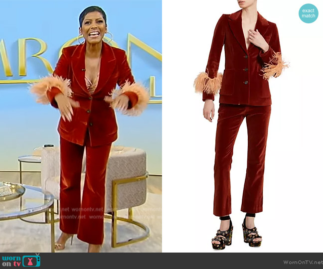 La Double J Keaton Jacket worn by Tamron Hall on Tamron Hall Show