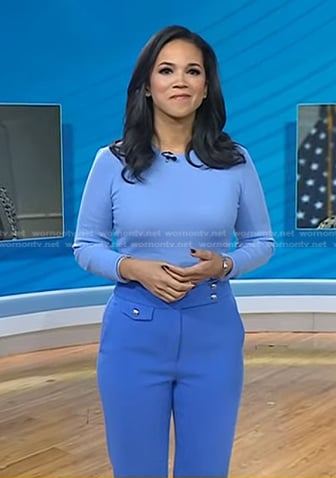 Laura’s blue pants on Today