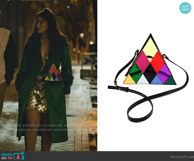 Lausett Triangulo Bag worn by (Nadia Al Saidi) on Elite