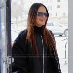 Lisa’s black oversized bomber jacket on The Real Housewives of Salt Lake City