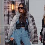 Lida’s colorblock denim jacket and jeans on The Real Housewives of Salt Lake City
