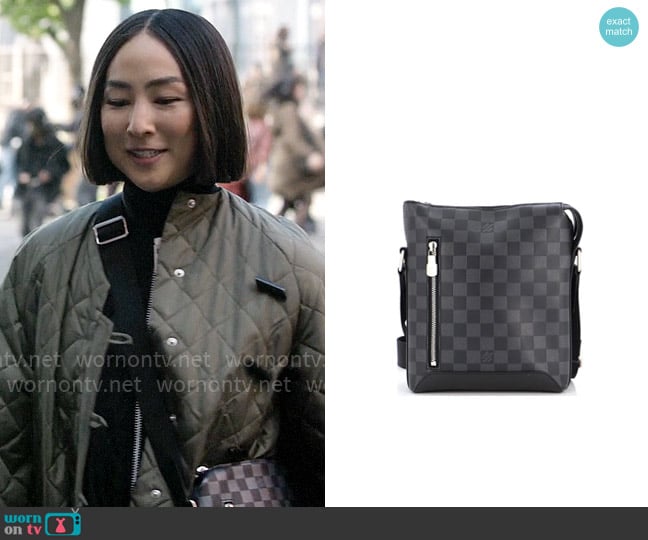 Louis Vuitton Disovery Messenger Bag worn by Stella Bak (Greta Lee) on The Morning Show