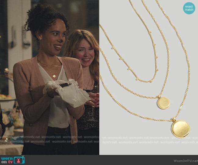 Coin Layered Necklace