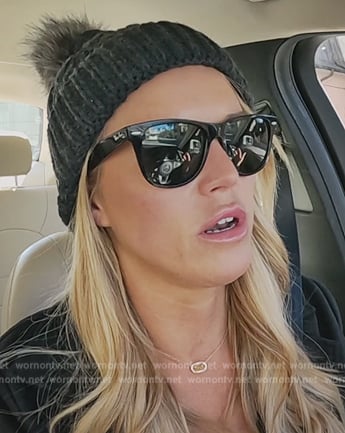 Olivia’s black Ray-Ban sunglasses on Southern Charm