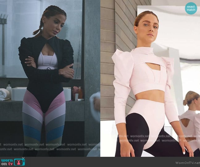 Port De Bras Sienna Top Plie worn by (Anitta) on Elite