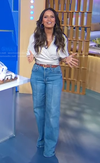 Rocsi Diaz’s jeans on Good Morning America