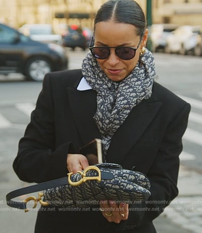 Sai’s saddle bag on The Real Housewives of New York City