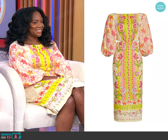 Saloni Neelam Dress worn by Trish Michelle on CBS Mornings