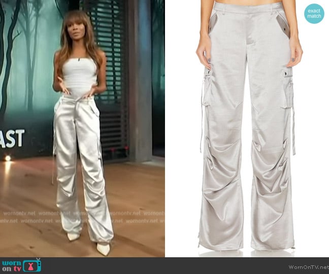 Ser.O.Ya Lai Cargo Pant worn by Zuri Hall on Access Hollywood