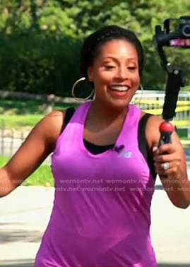 Sheinelle’s pink tank on Today