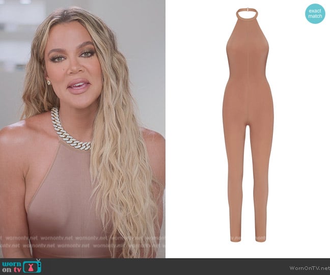 Skims Jelly Sheer Full Bodysuit worn by Khloe Kardashian (Khloe Kardashian) on The Kardashians
