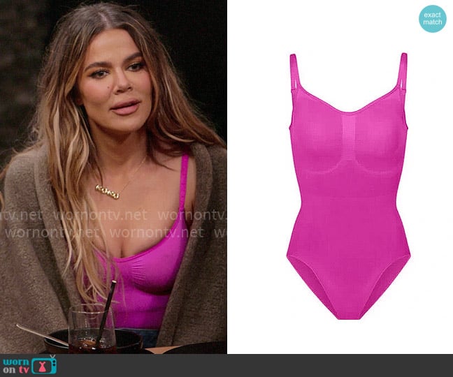 Skims Seamless Sculpt Bodysuit worn by Khloe Kardashian (Khloe Kardashian) on The Kardashians