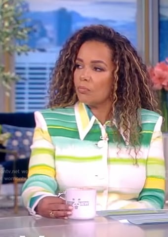 Sunny’s striped jacket on The View