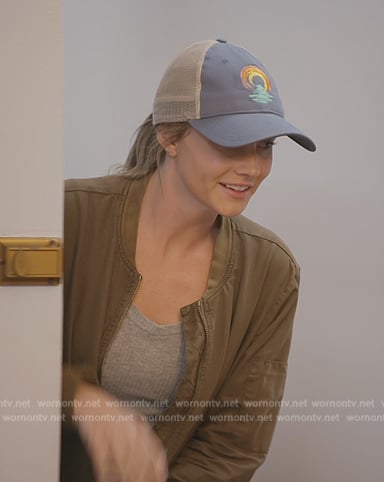 Taylor’s embroidered  cap on Southern Charm