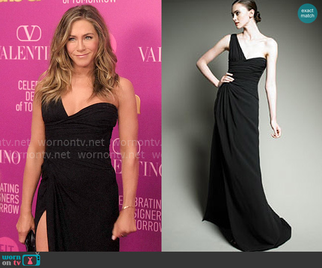 Recreation of Valentino gown circa 2010 worn by Alex Levy (Jennifer Aniston) on The Morning Show
