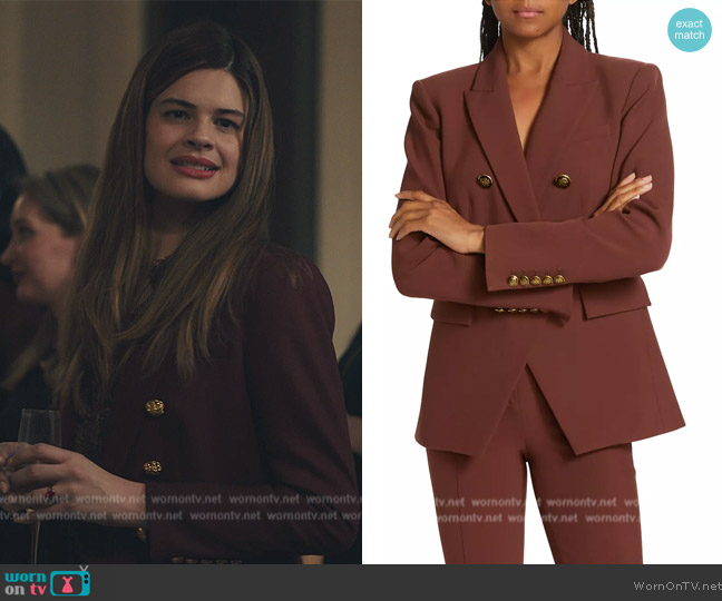 Veronica Beard Miller Dickey Blazer worn by (Caroline Day) on Billions