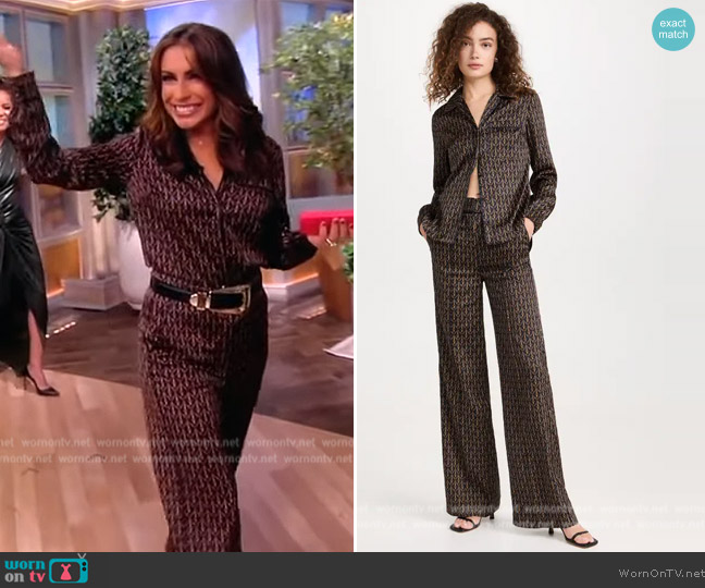 Veronica Beard Adele Top worn by Alyssa Farah Griffin on The View