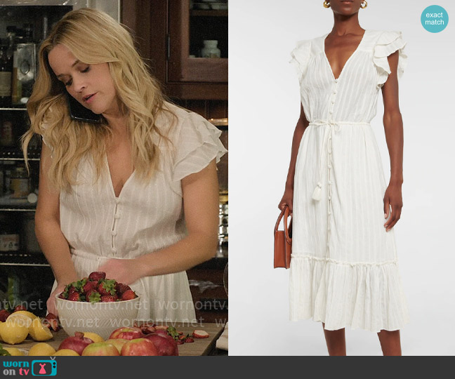 Veronica Beard Tinzia Dress worn by Bradley Jackson (Reese Witherspoon) on The Morning Show