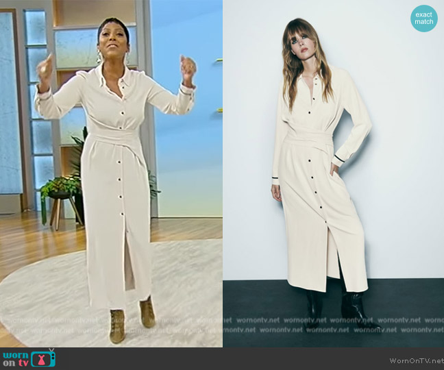 Zara Belted Shirtdress worn by Tamron Hall on Tamron Hall Show