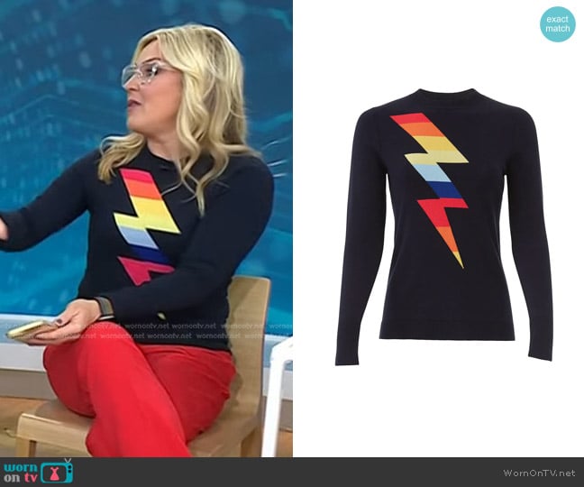 525 America Rain-Bolt Pullover worn by Jennifer Jolly on Today