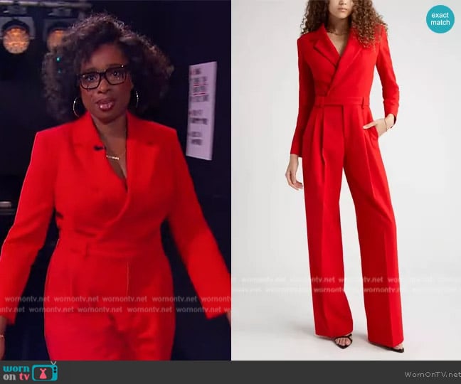 A.L.C. Tatum Long Sleeve Jumpsuit worn by Jennifer Hudson on The Jennifer Hudson Show