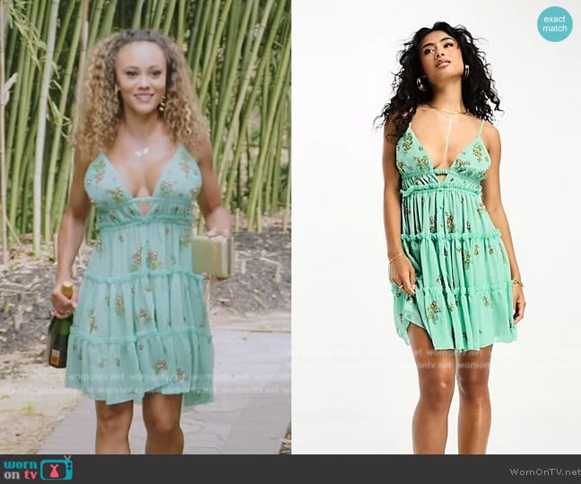 ASOS Cami Mini Dress worn by Ashley Darby on The Real Housewives of Potomac