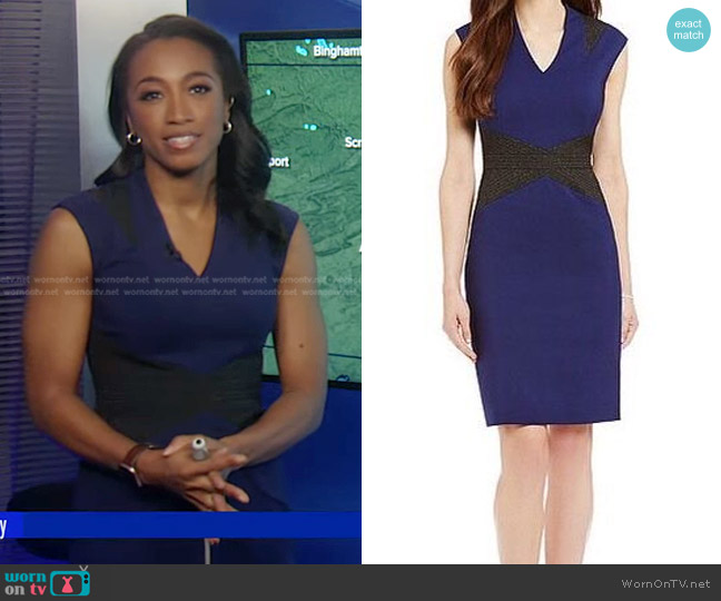 Antonio Melani Playing Favorites Carden dress worn by Brittany Bell on Good Morning America