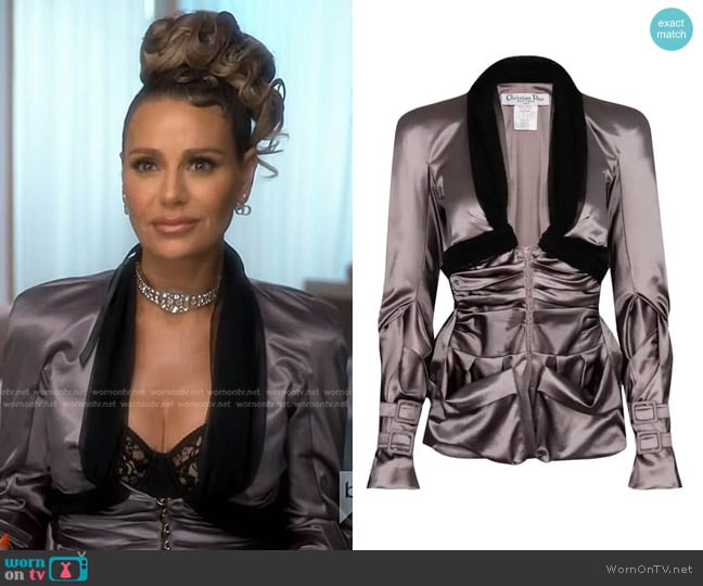 Christian Dior Spring Runway 2004 Collection worn by Dorit Kemsley on The Real Housewives of Beverly Hills