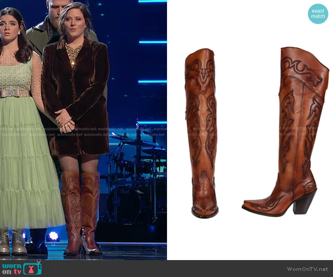 Dan Post Seductress Boot worn by Alexa Wildish on The Voice