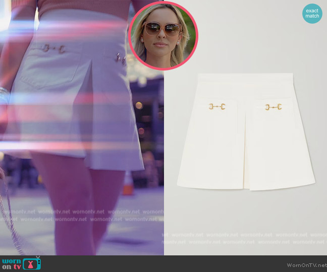 Gucci Love Parade embellished cotton-twill skirt worn by Nicole Martin (Nicole Martin) on The Real Housewives of Miami