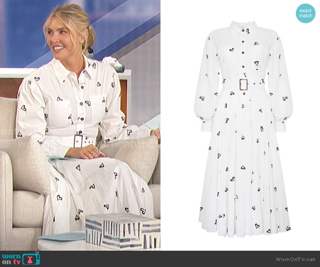 Hunter Bell Randolph Dress worn by Amanda Kloots on The Talk